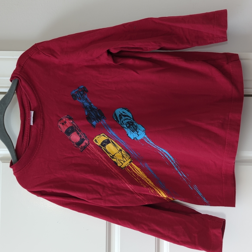 Hanna Andersson long sleeve racecar tee size: US 5 / 110cm